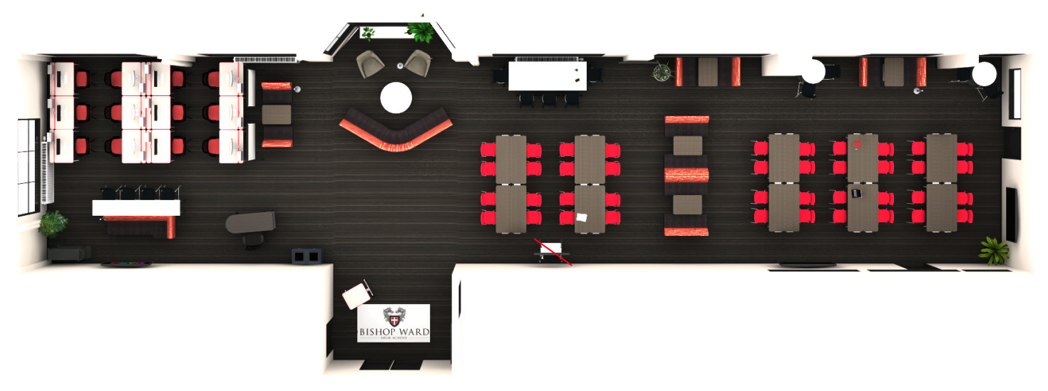 school media room layout design idea